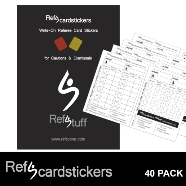 Football / Soccer Referee Cardstickers
